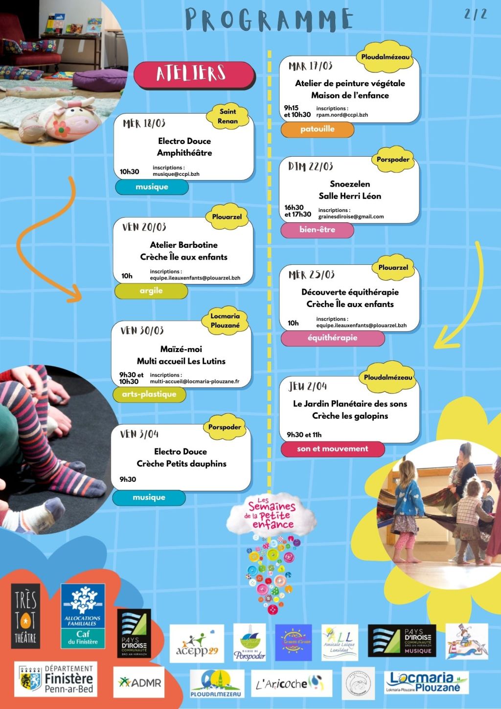 Programmation semaines de la petite enfance –&nbsp;Articoche